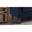 Causeuse capitonnée à accoudoirs carrés de 52,4 po Garren-19768757