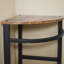 Ogan Black Metal Corner Hallway Coat Hanging Rail Rack With Shelves