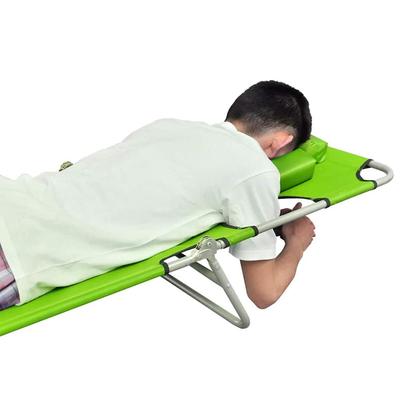 Chaise inclinable et réglable pour l'extérieur