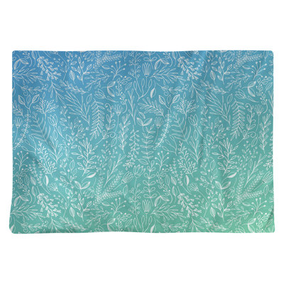 Napperon en coton à motif floral classique de 18 po ditsy