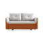 Coussin de canapé-lit standard en polyester blanc-252660005