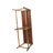 Tacy Top Grain Waxed Leather Woven Bench – Solid Hardwood Frame Entryway Bench 
