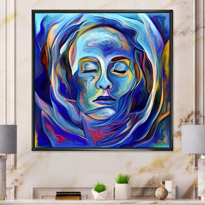 Portrait de floraison I - impression moderne sur bois