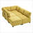 Sectional Sofas | Modern 6-Seat U Shaped Modular Convertible Couch for Living Room | Mustard Yellow | Corduroy-1386294853