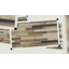 Planches murales en bois récupéré Timberchic River - Application simple de revêtement mural auto-adhésif pour le bricolage et le bricolage - Panneaux muraux haut de gamme - Motif à chevrons-50992578