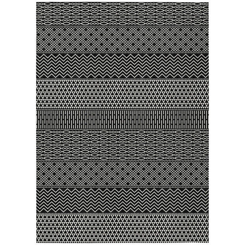 Tisdell Area Rug with Non-Slip Backing, Rectangle 3' x 5'