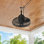 Conyer 20 po Ventilateur d'intérieur / humide extérieur à 3 vitesses n'importe où avec crochet de suspension pratique