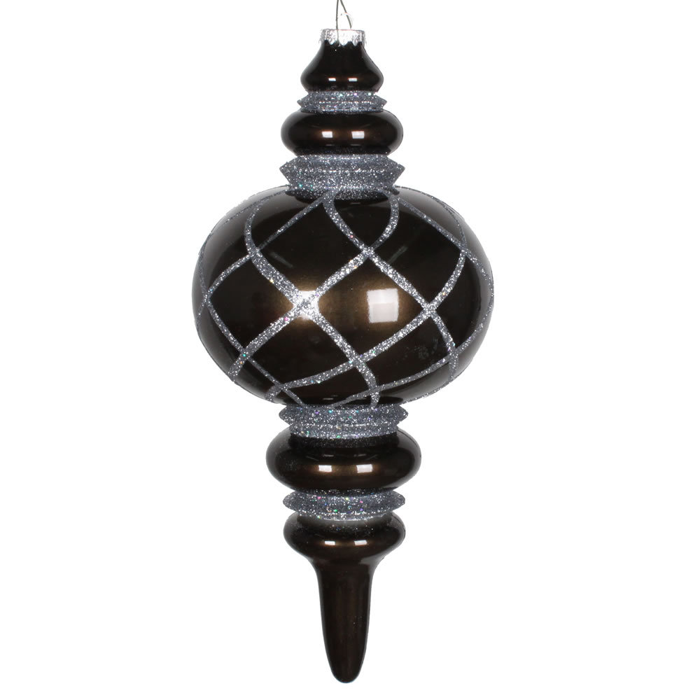 13" Candy Glitter Net Finial Ornament The Twillery Co.®