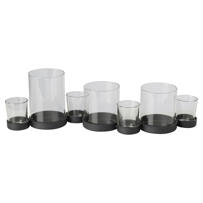 Lush 7 Piece Tabletop Hurricane Set