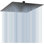 Pomme de douche chromée 16 pouces, pomme de douche carrée ultra mince en acier inoxydable 304