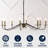 Wicklow Bohemian Farmhouse Iron LED Chandelier-747549268-803211181