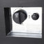 Foyer carré en fer 40 po - brun + doré, l 39 po x P 13,22 po, 64,77 lb, foyer d'extérieur avec touche dorée, 39 po x 39 po x 13,22 po, caractéristique de qualité