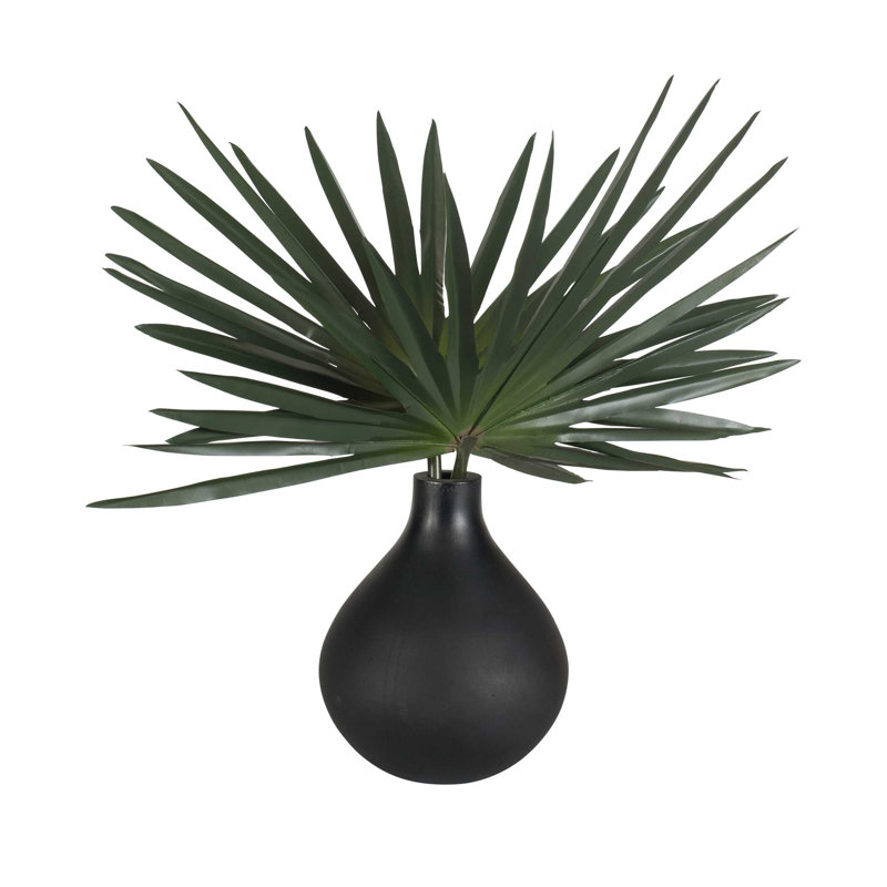 Uttermost Axis Palm Accent & Vase