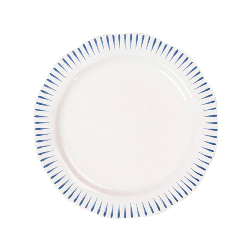 Sitio Stripe 16 - Piece Place Setting - Service for 4, Delft Blue