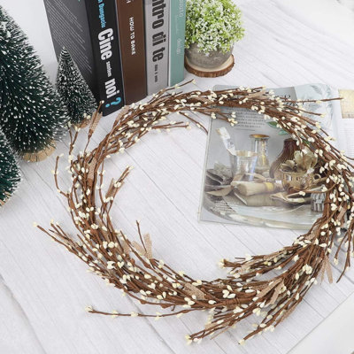 Pip Berry And Burlap Rustic Garlands For Holiday Home Decor And Craft