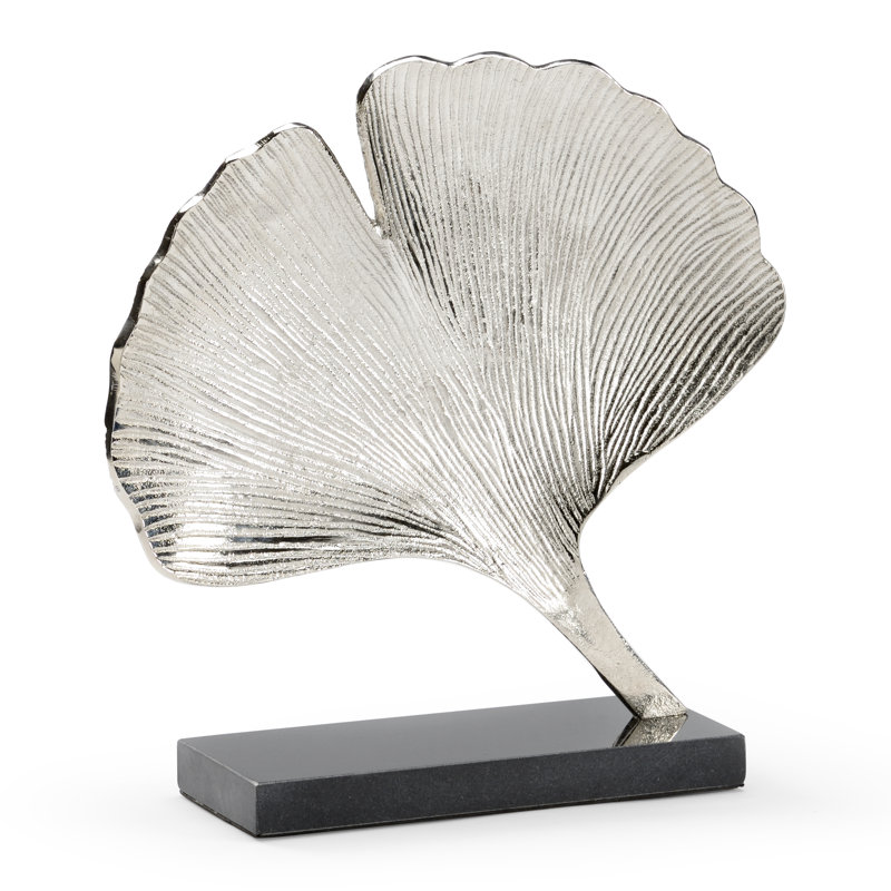 Ginkgo Sculpture, Silver
