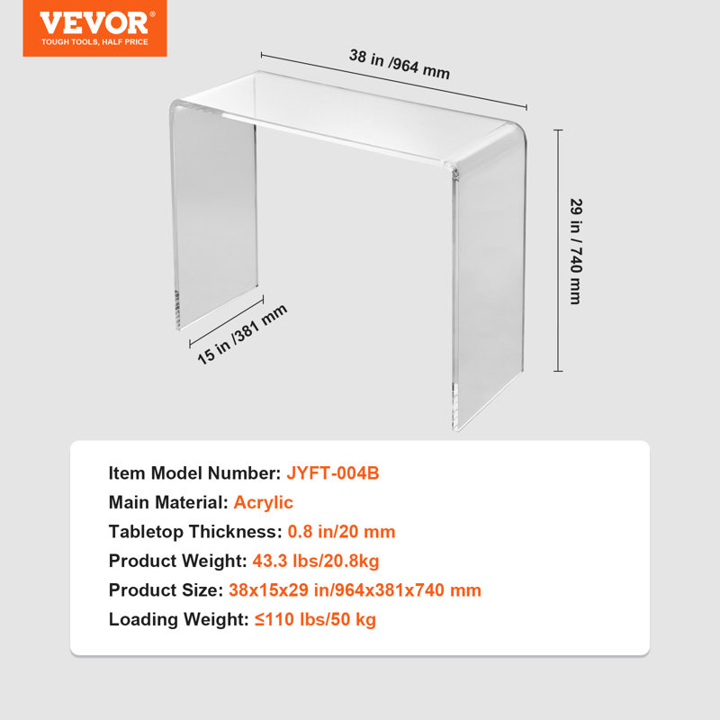 Castilloux 37.4'' Console Table