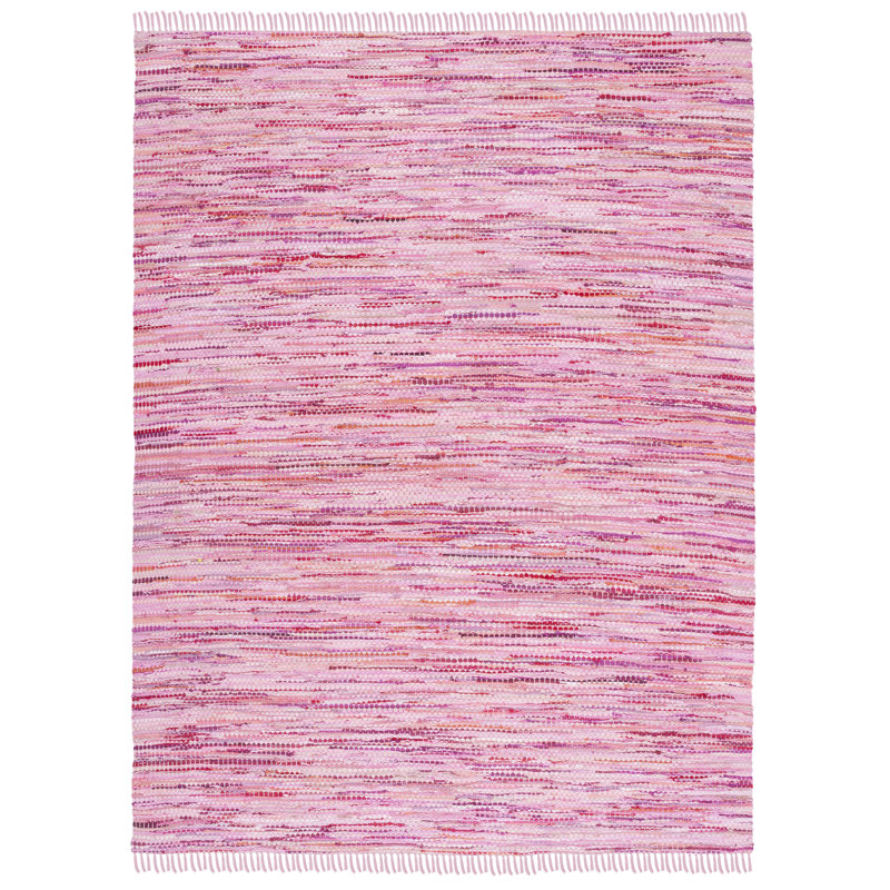 Tapis couleur unie en coton recyclé Ashburt, Rectangle 8 pi x 10 pi