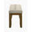 1Pc Tailored Bench Tufted Upholstered Soft Neutral Fabric Luxurious Comfort Modern Wooden Dining Room Furniture