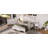 Platform Bed with Retro Headboard-1133785829