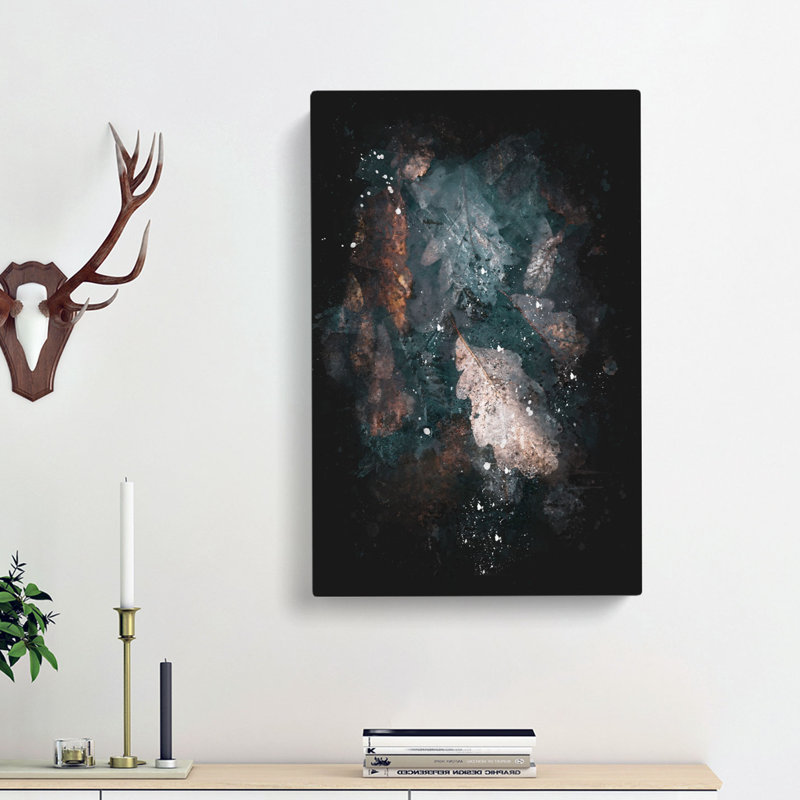 Autumnal Leaves - Wrapped Canvas Print, 50cm H x 35cm W x 3cm D