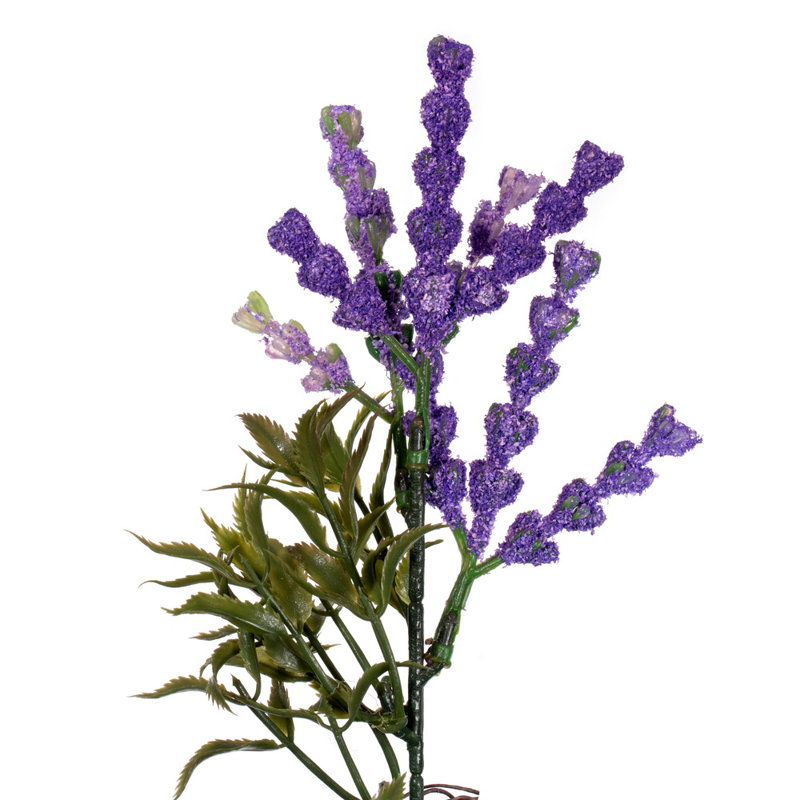 Faux Lavender Plastic 16'' Wreath