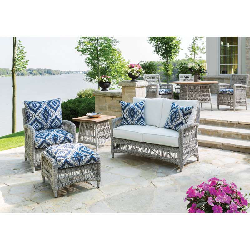 Mackinac Outdoor Lounge Chair, Demo Oatmeal