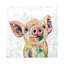 Happy Pig- White by Jennifer Seeley - Wrapped Canvas Painting-1459503706
