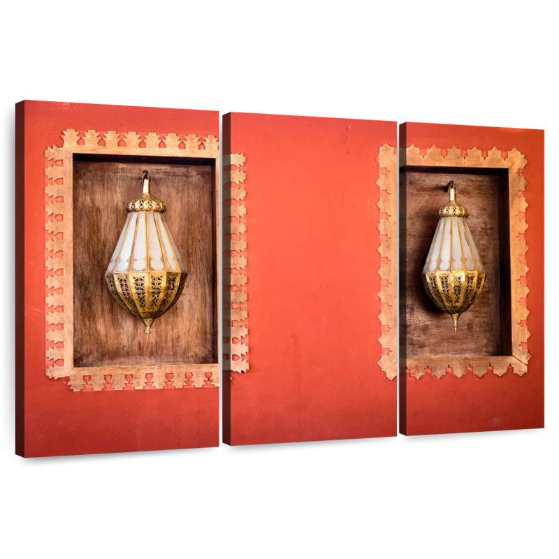 Kerner Moroccan Wall Lamps, 42" H x 65" W