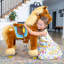 Cheval d'équitation brun modèle X-90993426