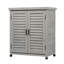 Armoire de rangement avec plateau en métal, poste de travail de jardin-908624203