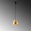 Lustre moderne doré de 44,1 po de hauteur | Corps en métal, diamètre de la plaque de base de 6,3 po | Design scandinave élégant, 1 x douille E27 (40 W maximum) | Parfait pour l'éclairage du salon, de la salle à manger et du vestibule-57342456-57342403-57342402