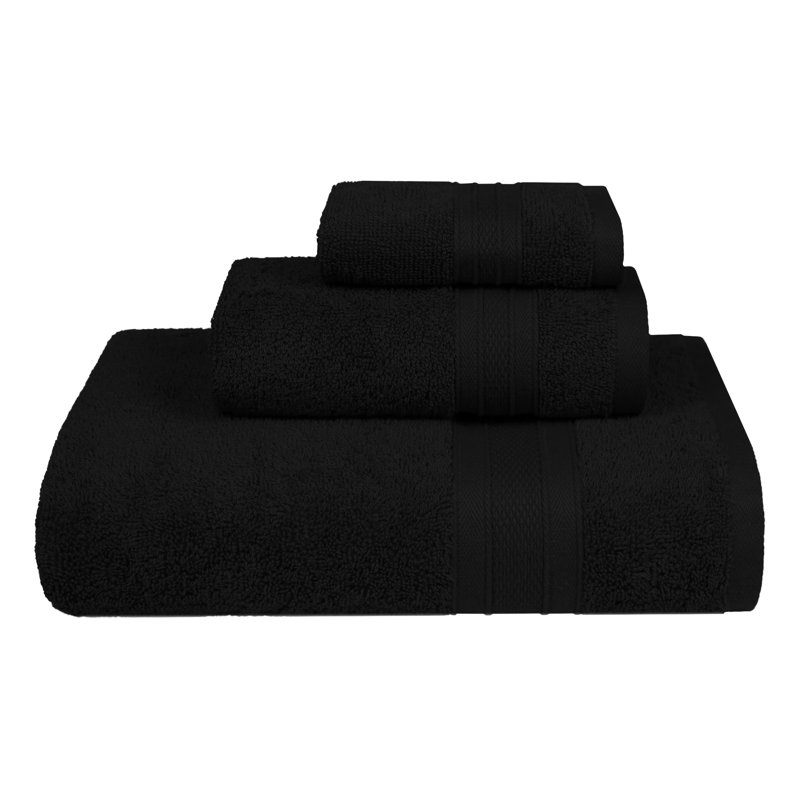 Soft Comfort 3 PC Set, Black