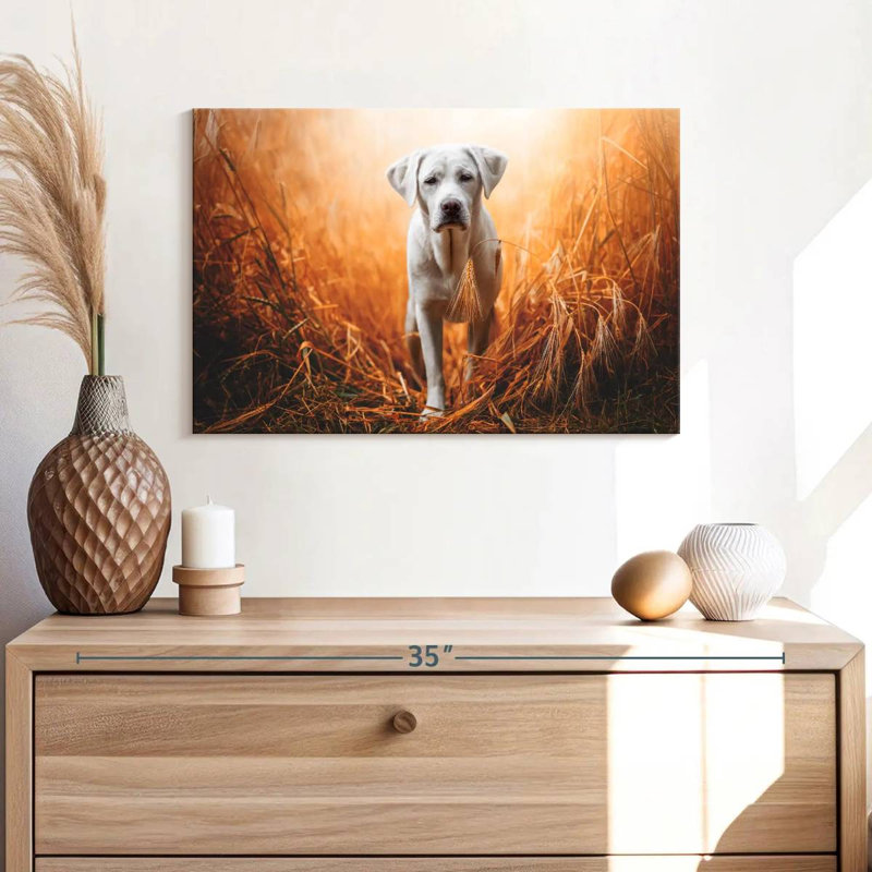 Brampt Lost Labrador Retriever, 16" H x 24" W