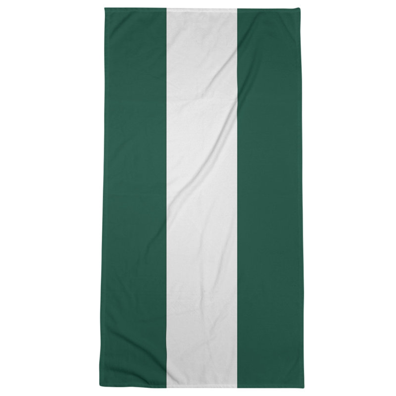 New York Fly Cotton Blend Bath Towel, Sea Green