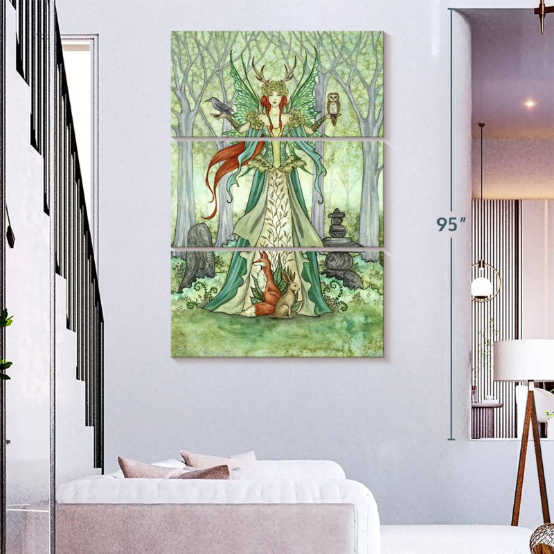 Kelan The Caretaker, 74" H x 48" W