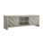 Velz TV Media Stand Console, 2 Chevron Doors, Open Shelves, Beige-115291568