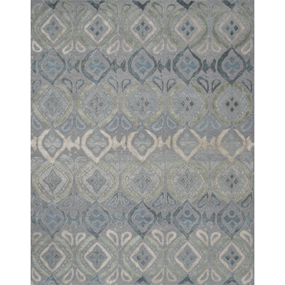 Bali Geometric Area Rug in Blue