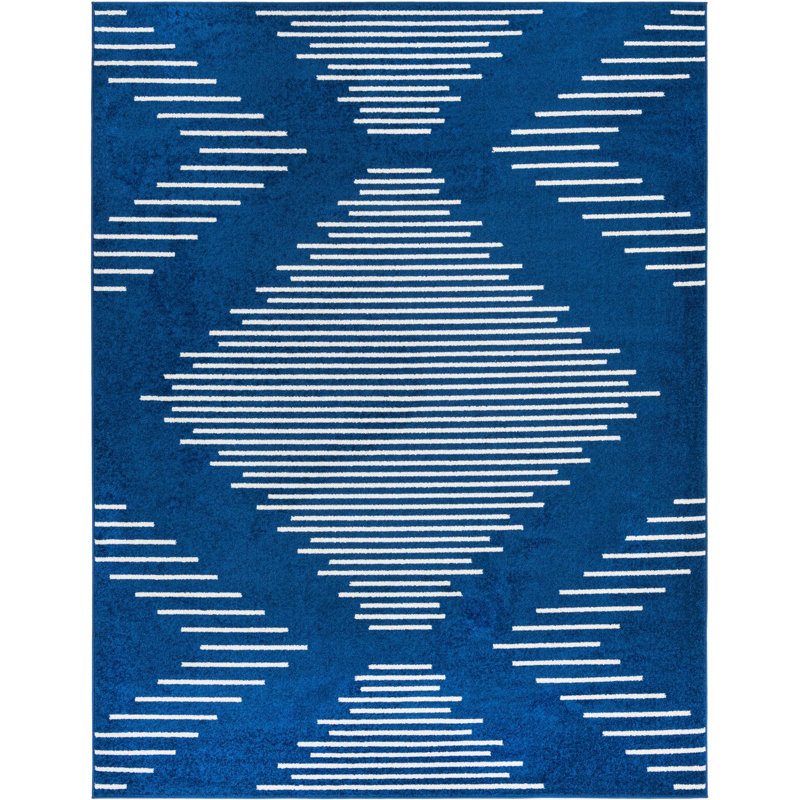Geometric Indoor Rug, Rectangle 7'10" x 10'