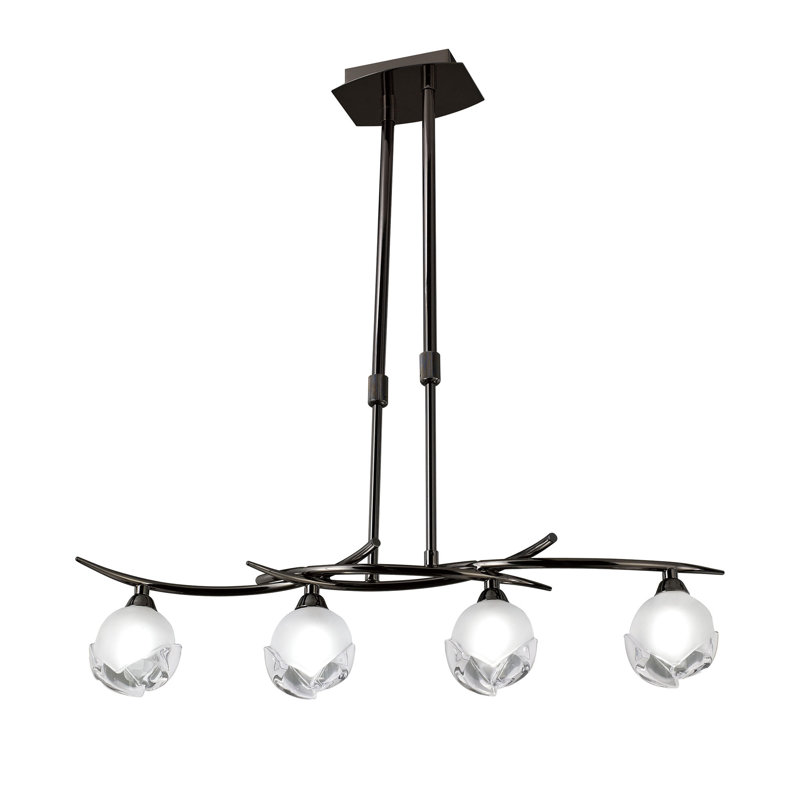 Cannava 4 - Light Kitchen Island Pendant, Polished Chrome