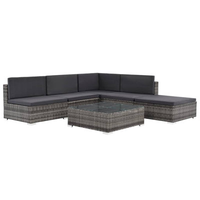 Serenada 6 Piece Sectional with Cushions