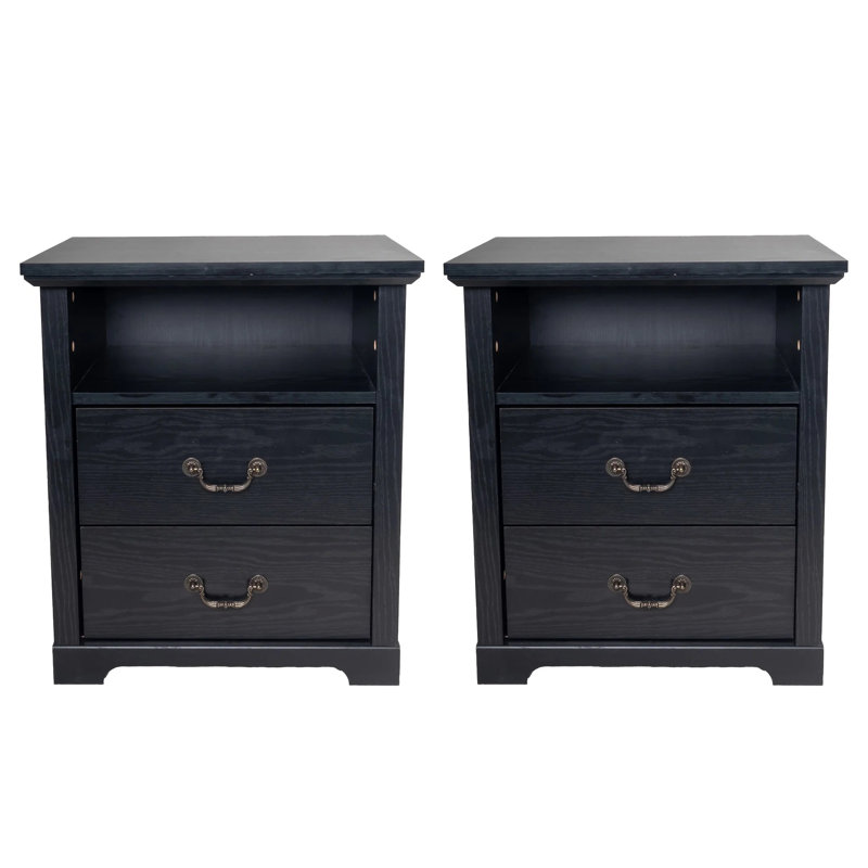Mobilier de chambre à coucher 1pc, Noir, Individual