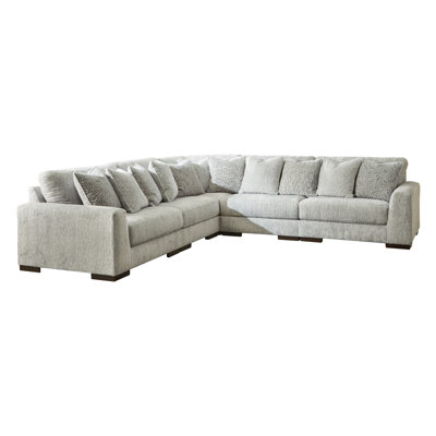 Jacilynn Upholstered L-Shaped Sectional Symmetrical