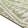 Chenille Washable Geometric Indoor / Outdoor Rug