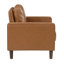 Chaise rembourrée en similicuir de style moderne-2128951225