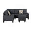 Canapé modulaire 6 pièces rembourré-1236710647