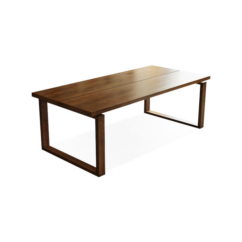 Bureau moderne en bois massif, H 29,53 po x l 62,99 po x P 31,5 po