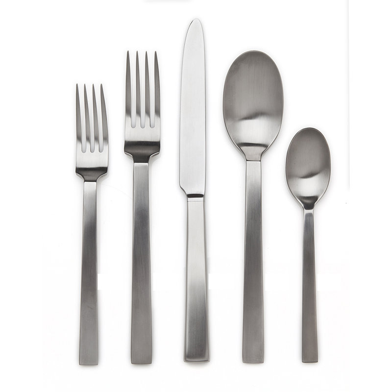 Ensemble de couverts en acier inoxydable 18/10 Rapollo Satin 20 pièces, service pour 4