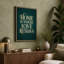 Home Is Where Love Resides Typography - Wrapped Canvas-369896406-369895469
