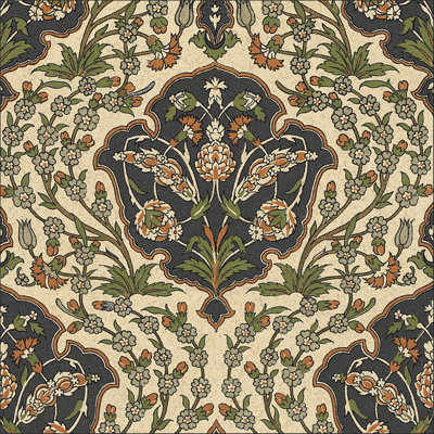 Persian Tile III - Wrapped Canvas Print